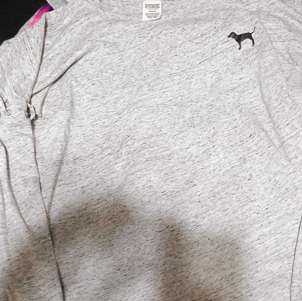 VS Pink Bundle Of 5 Sz Medium Gray Hoodies/ Sweatshirts - Picture 9 of 15